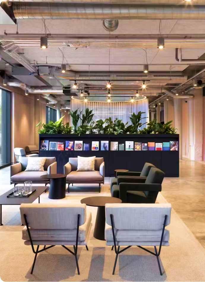 Comfortable office lounge